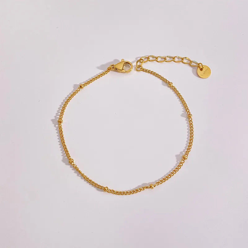 Dainty Bead Satellite Bracelet
