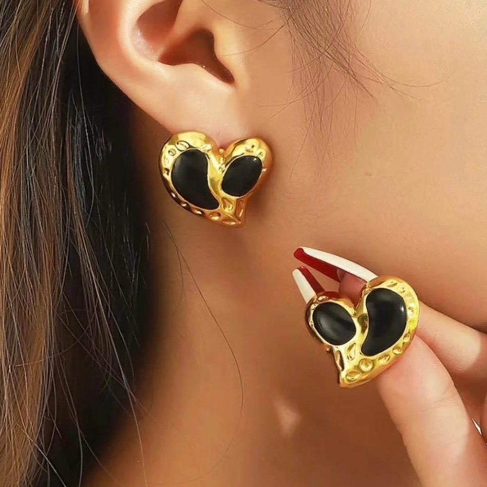Heart earrings